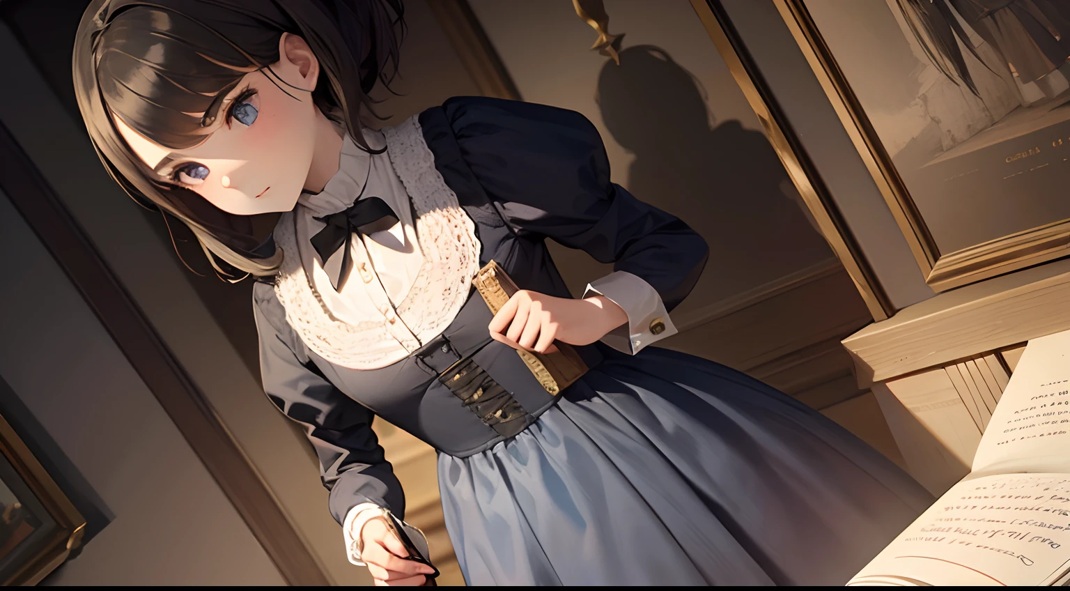 The Secret Diary: A young Victorian girl discovers a hidden diary in her family's old estate, which leads her on a quest to uncover a long-buried family secret.