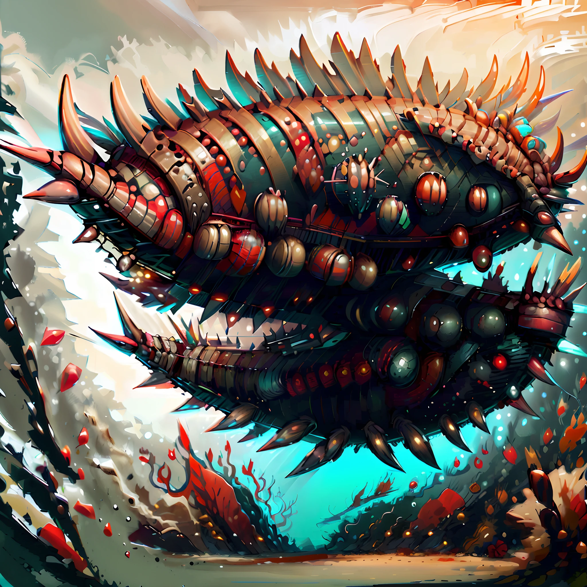 Draw spider whale