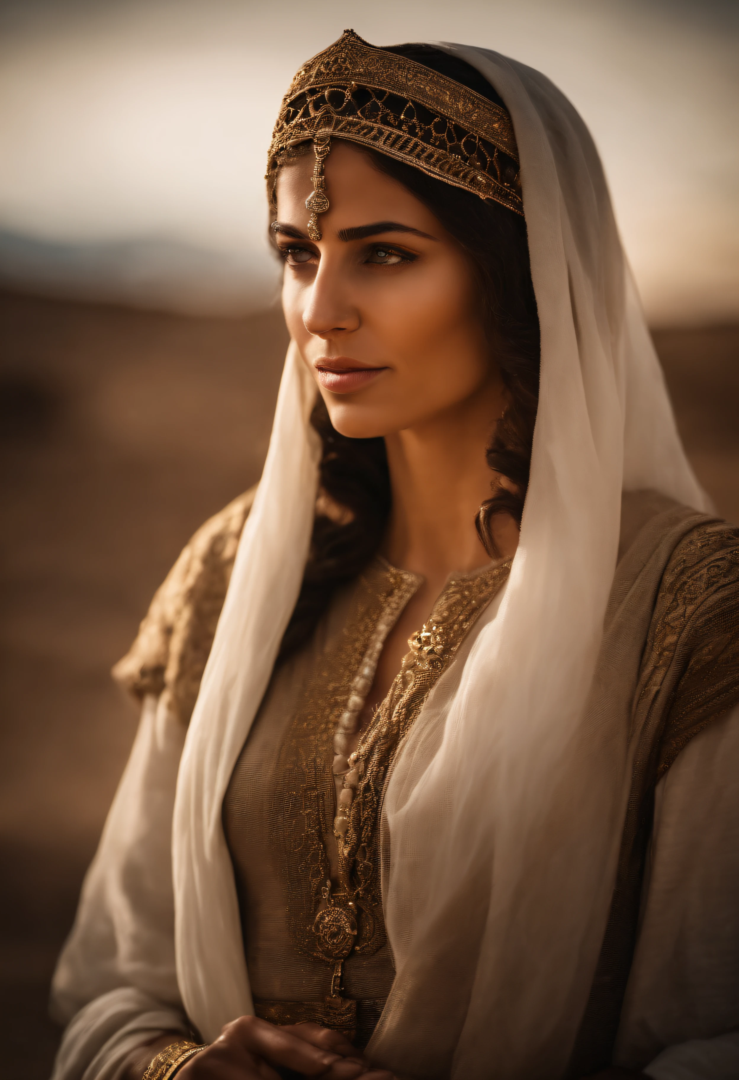 Biblical character Esther bible, beautiful Arab woman