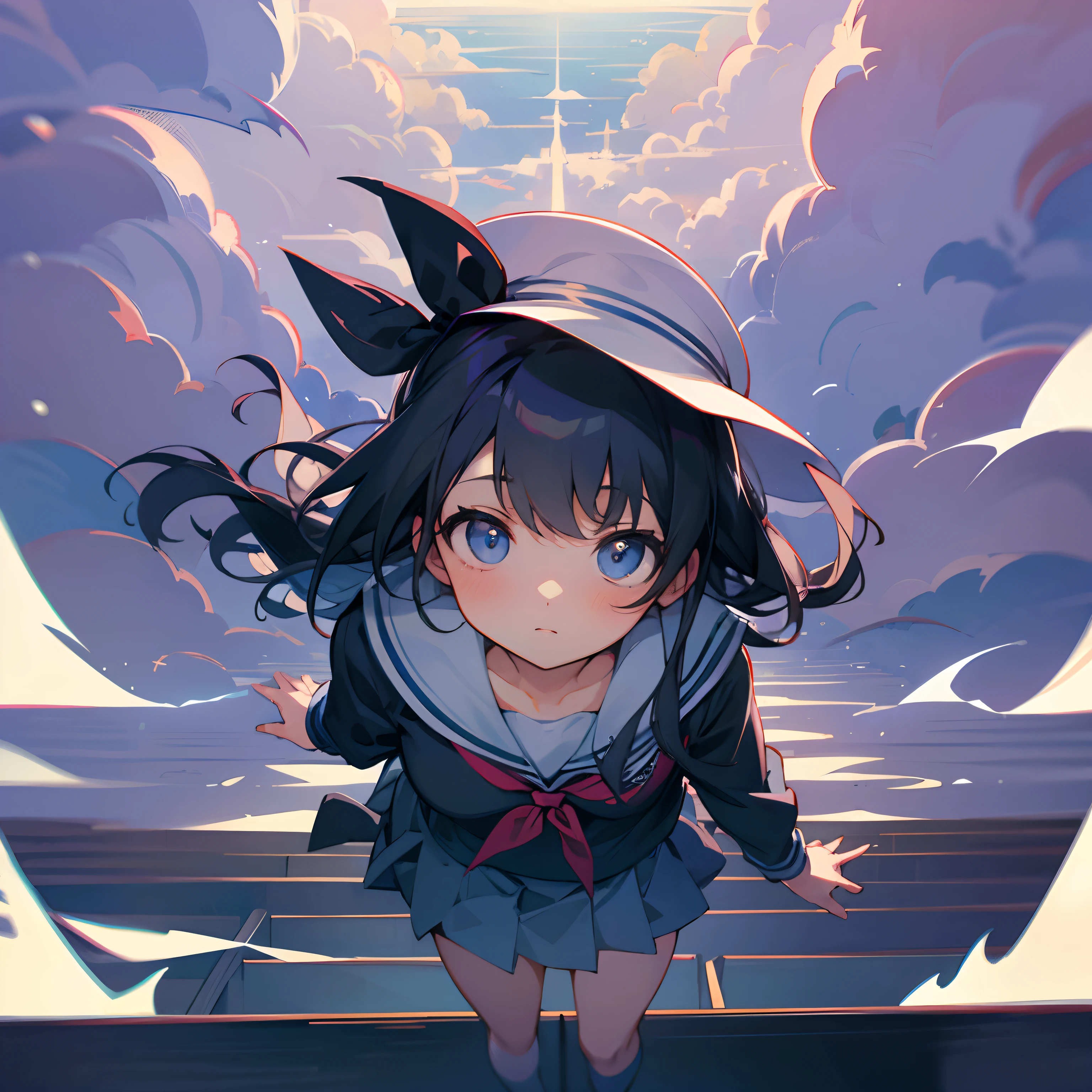 look up to、hi-school girl