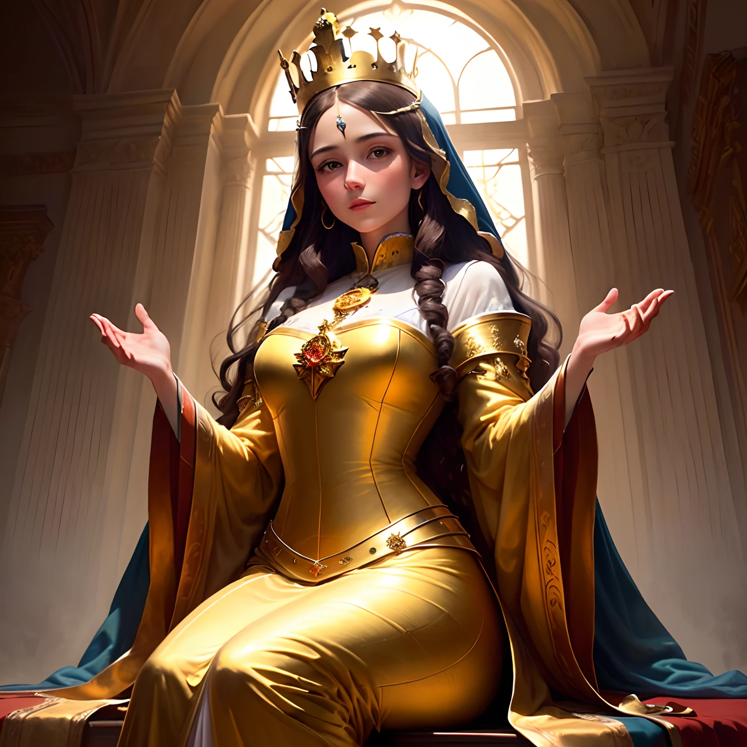 I want you to make me an image of Our Lady with a golden crown