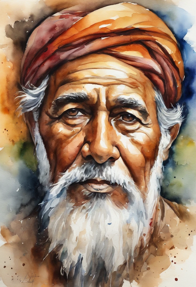 wise man , beard, face, backround