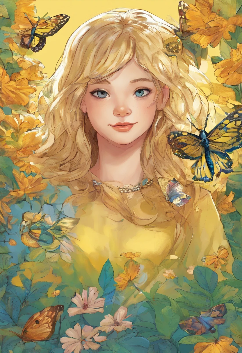 Stable Diffusion prompt: coelho, golden birdwing butterfly,, children book illustration, with texture, (best quality:1.2), ultra-detailed, (realistic:1.37), portraits, vivid colors, soft lighting, no human