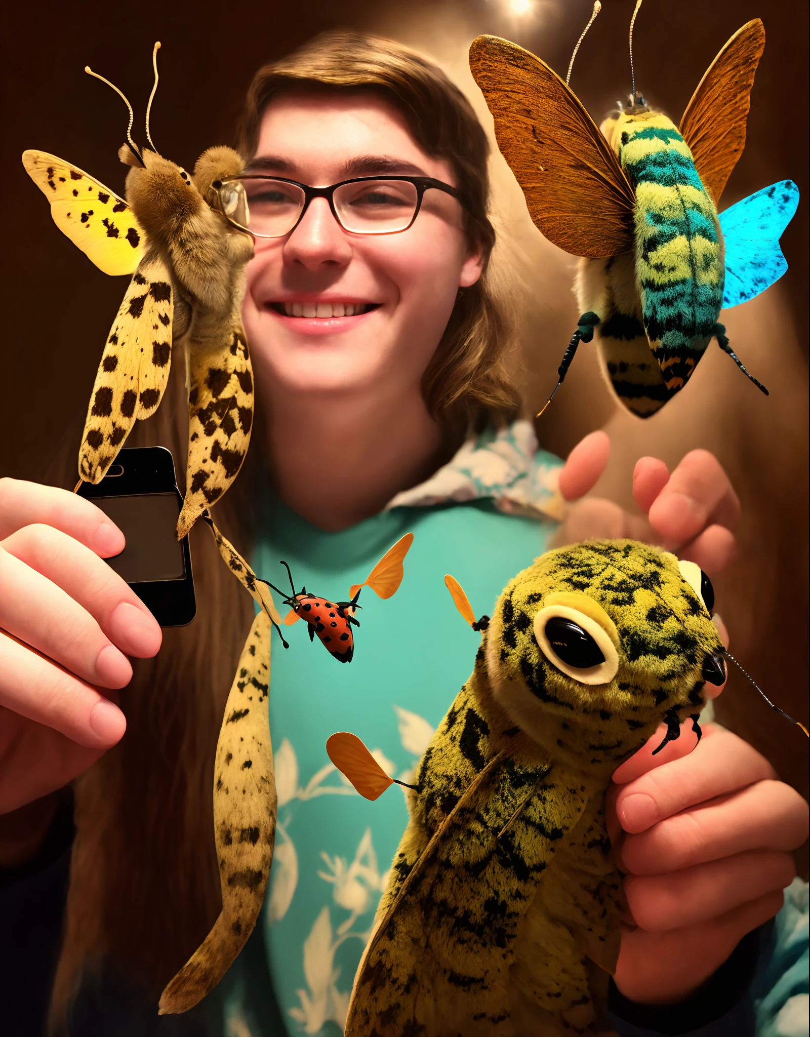 prompt: azzy felix moth 2021 freshman year selfie 2020 alt goofy