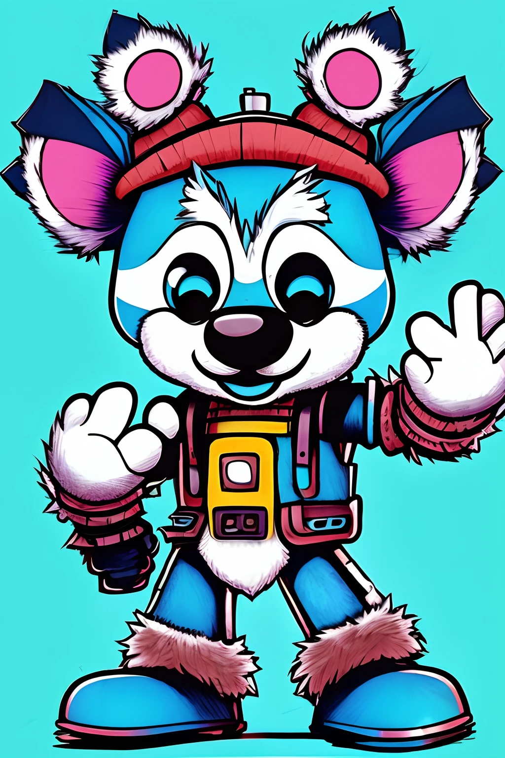 Mackenzie bluey foxy five night at Freddy’s thug