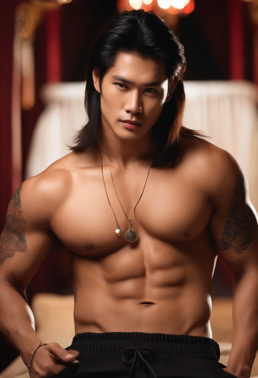 Asian descent，Macho nu，sexo oral