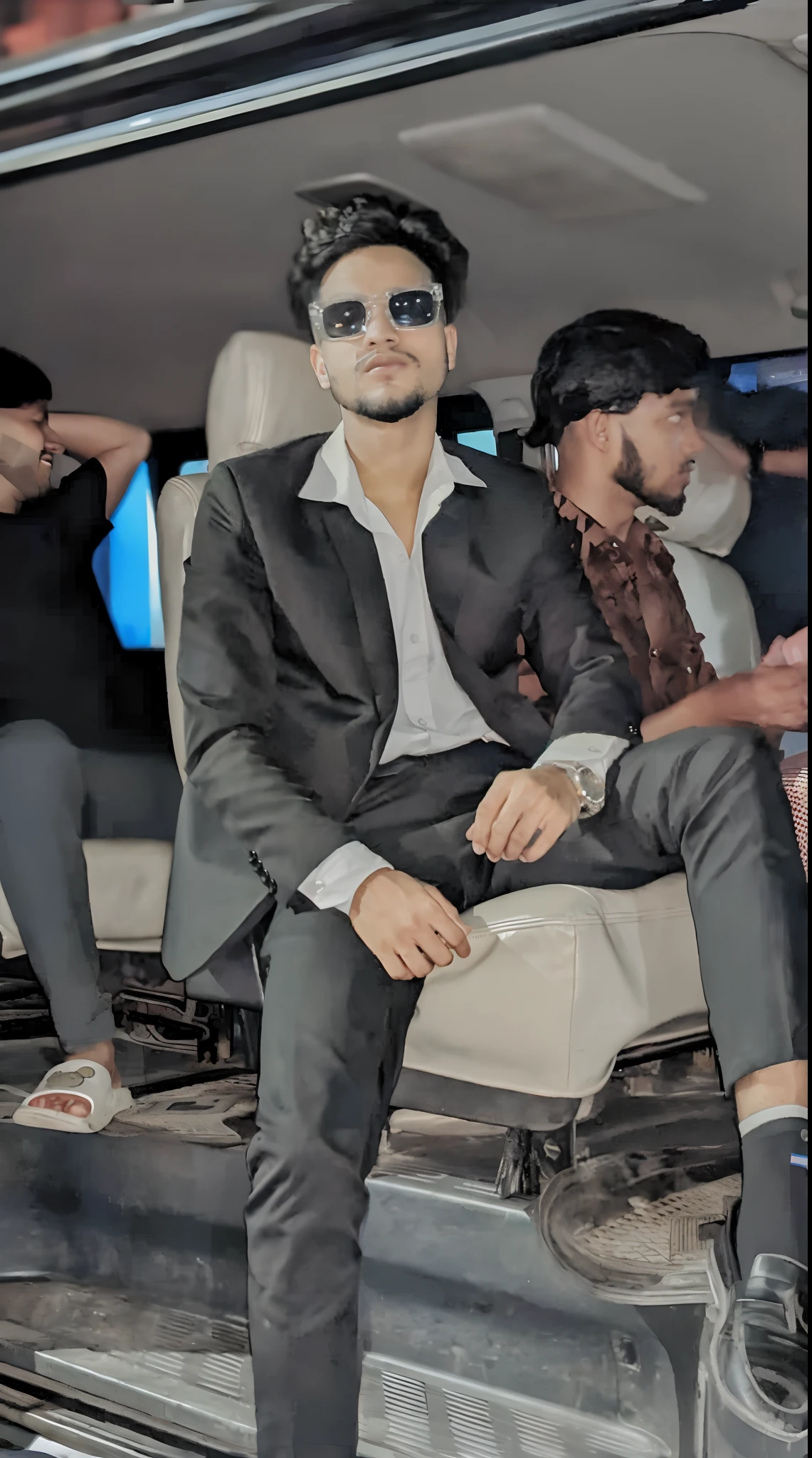 (high quality,realistic,photorealistic:1.37),cute detailed boy,expressive eyes,focused face,artistic hair,stylish outfit,holding a cup of coffee,steam rising from the cup,standing in a futuristic city,neon lights illuminating the surroundings,ultra-detailed buildings,touch of vibrant colors,reflection on the shiny surface,atmospheric perspective,bokeh effect,professional digital art style,HDR,UHD,ultra-fine painting,sharp focus,physically-based rendering,portrait,modern,urban,sci-fi