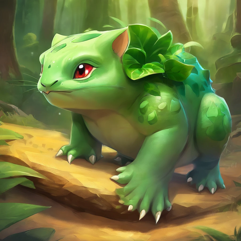 bulbasaur movie poster,Highest image quality,Cinematic texture,A masterpiece,tmasterpiece,