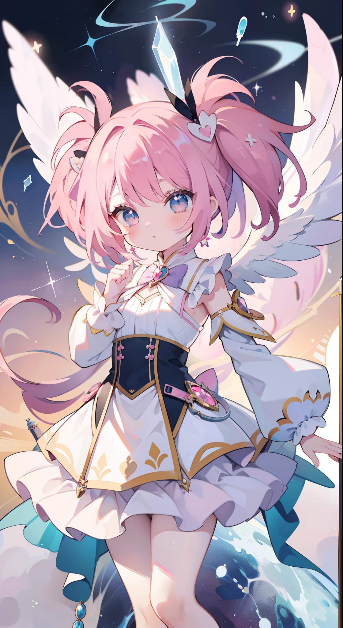 beauty　robot　android　Angel　goddess　mysterious background　cute　spiritual　Idol　bunny