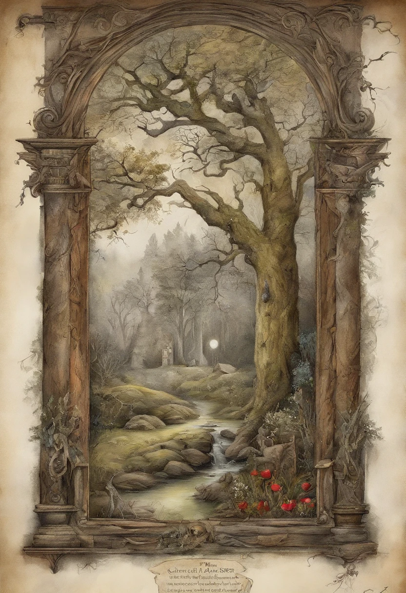 in frame, the night, lock "Bran" On the hill, Ao fundo. Dense forest on the sides. There are 4 characters in the foreground: Classic Dracula in Dracula costume, Victor Frankenstein from the movie, Frankenstein's monster from the movie, Young Baba Yaga (From Russian fairy tales) and a vampire girl with two clacks in her mouth.