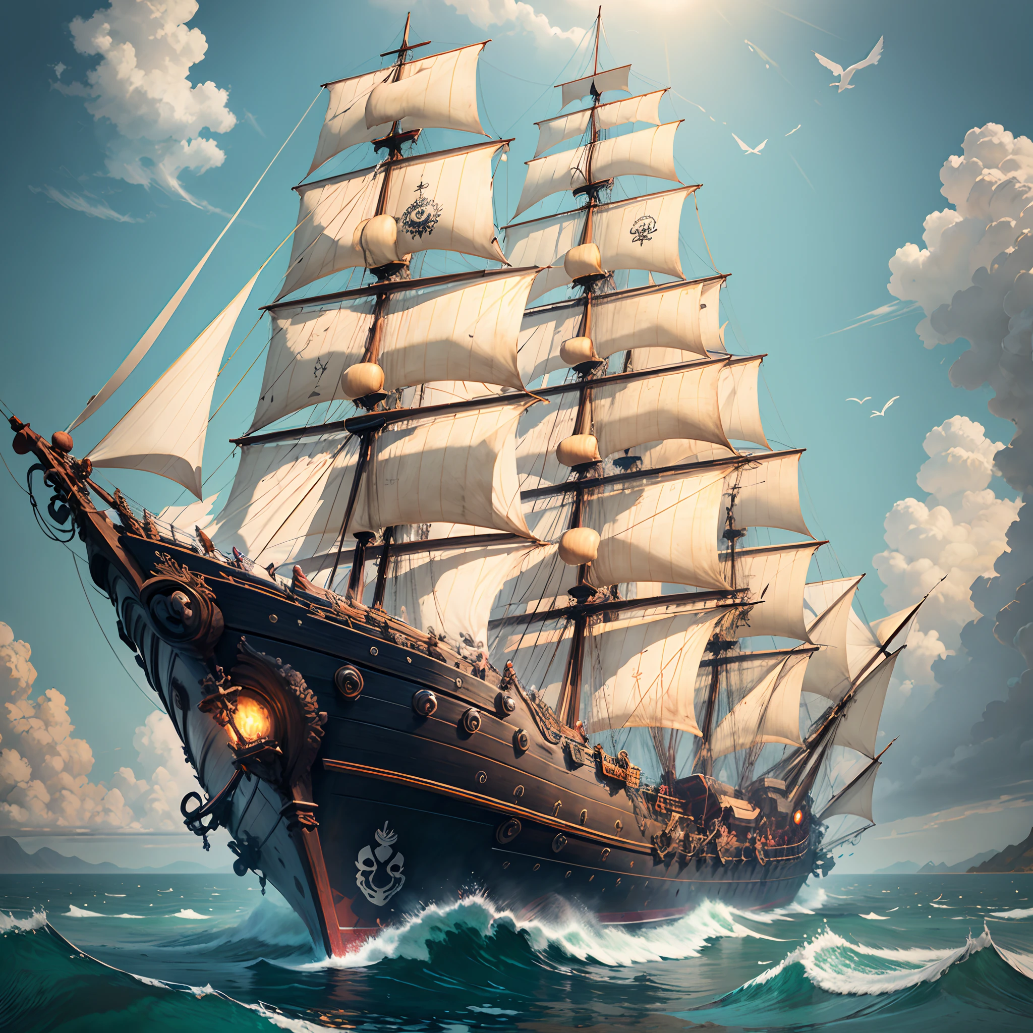 Reverse pirate ship