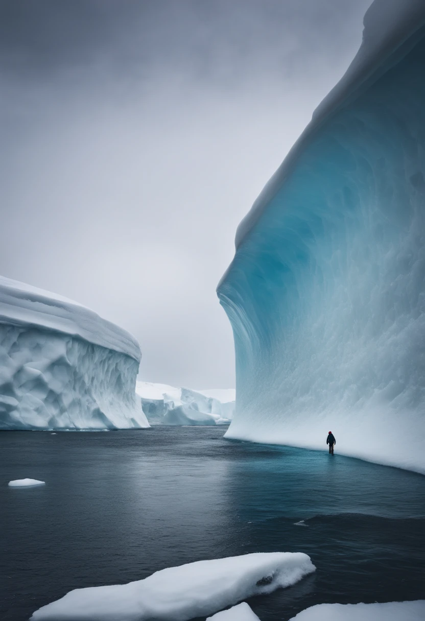 Antarctic continent、Giant Ice Wall、