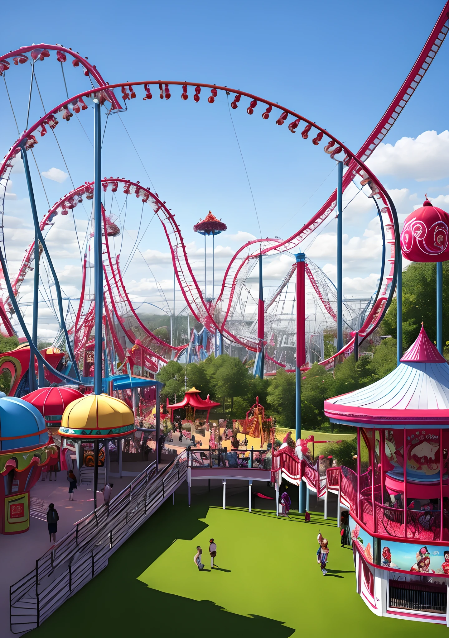 creepy amusement park