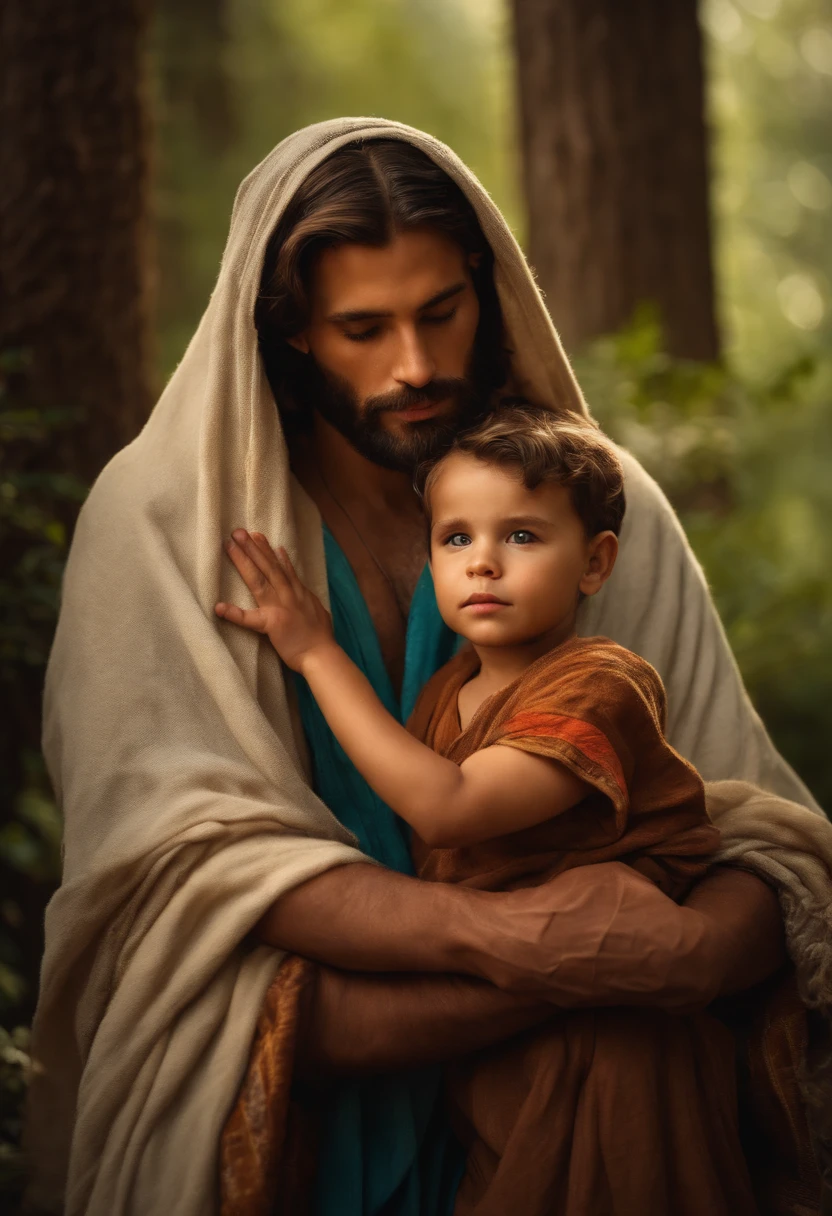 Images of Jacob blessing his son