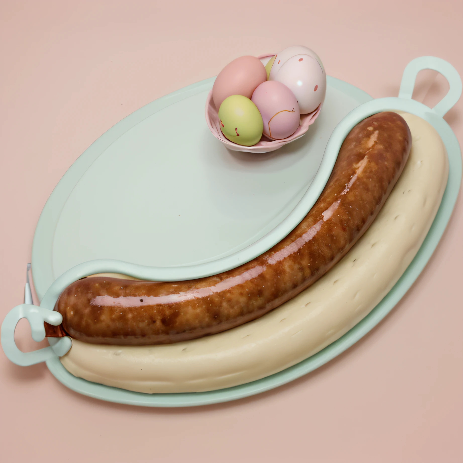 easter sausage, easter egg