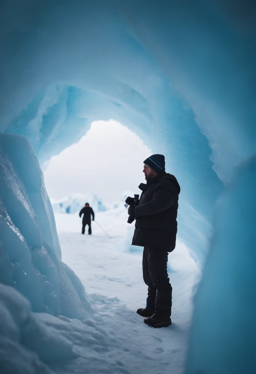 Antarctic continent、Huge ice wall、