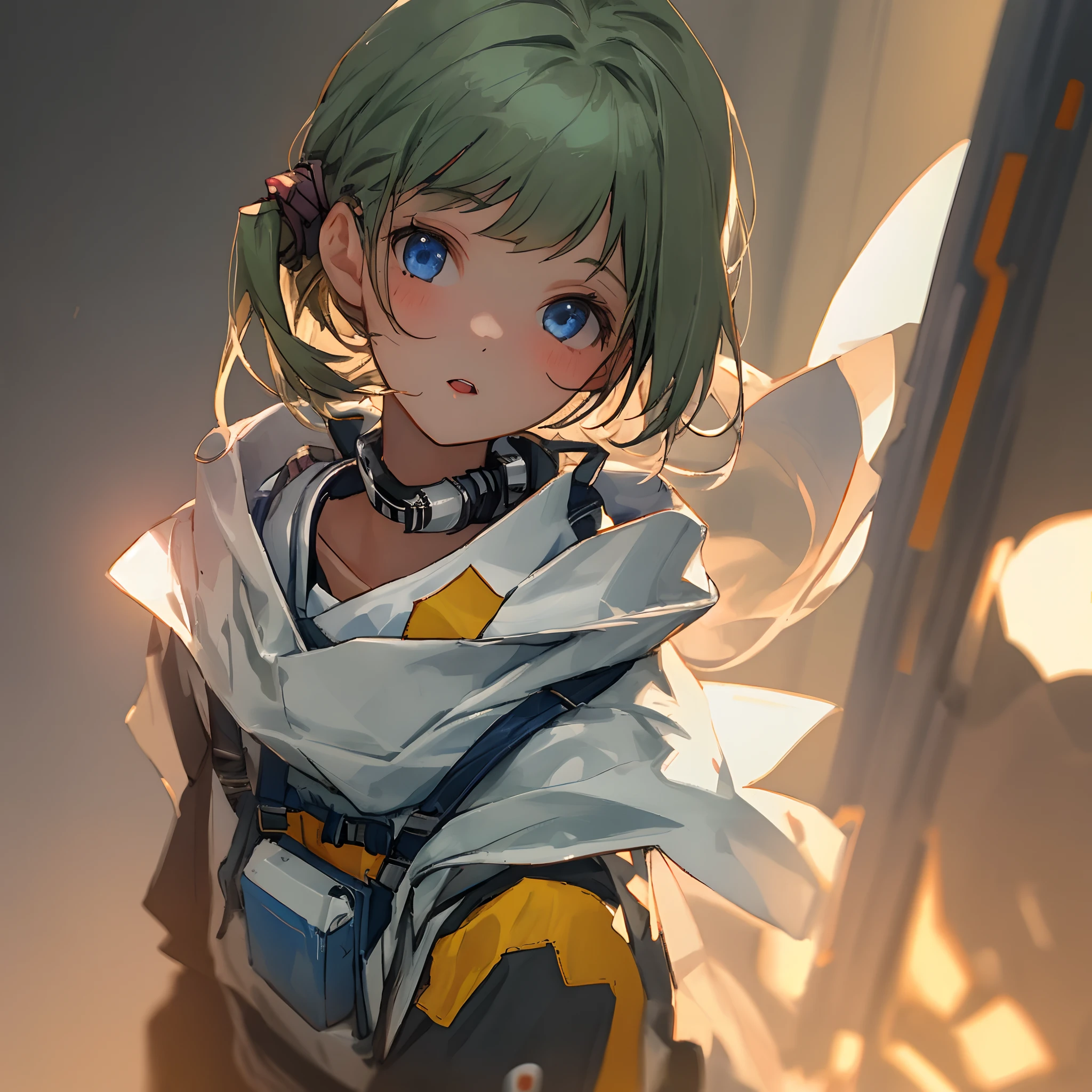 girl wearing neck brace