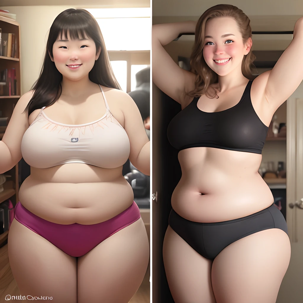 Before and after weight loss