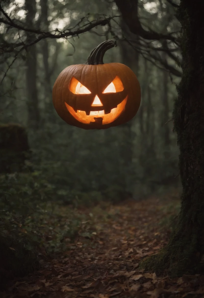 fundo escuro halloween a noite melhor qualidade na floresta