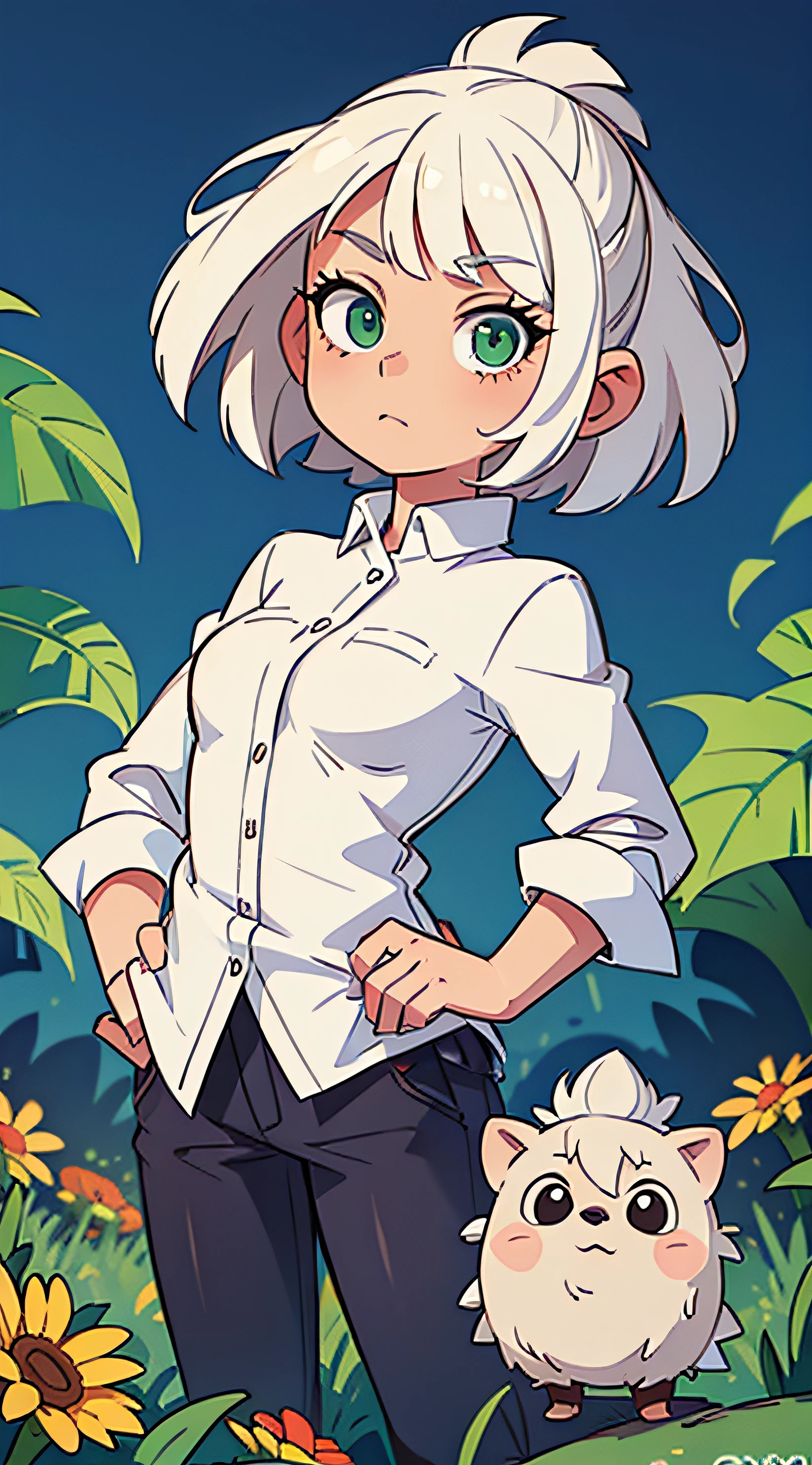 green eyes