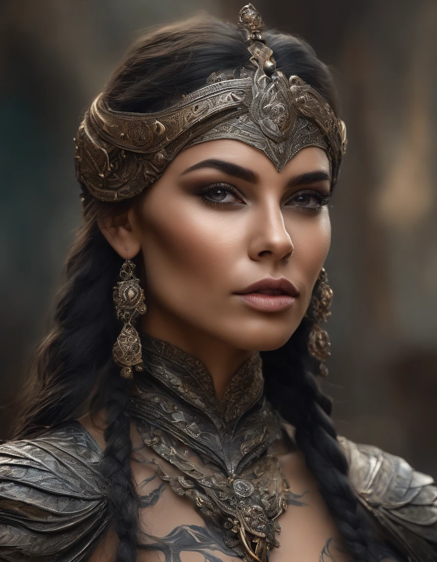 Escote atractivo,cabello de color negro,una chica de belleza,Asians,de un real,Fotorrealista,((Trajes de seguridad)),cuerpo completosbian, Labios de fresa semiabiertos, hoyuelo, wistful look, ojos negros (Cabello gris ondulado muy largo), ((Cara detallada)), ((Detailed facial features)), (Piel fina y fina), Piel clara y enrojecimiento, ((Deep neckline detailing high-tech cyberpunk dress)), Entorno de mega ciudad cyberpunk, (cold colors), Pensando, (Obra maestra) (perfect aspect ratio)(foto realista)(La mejor calidad) (Detallado) Imagen tomada con una EOS R5 de Canon, Lente de 50 mm, f/2.8, HDR, (8k) (El fondo de pantalla) (cinematic lighting) (Dramatic lighting) (foco nítido) (intrincado), Foto original, posing for camera, Vaqueros negros, brazos traseros, 8k, Ultra HD, DSLR, alta calidad, movie grain, Fujifilm XT3