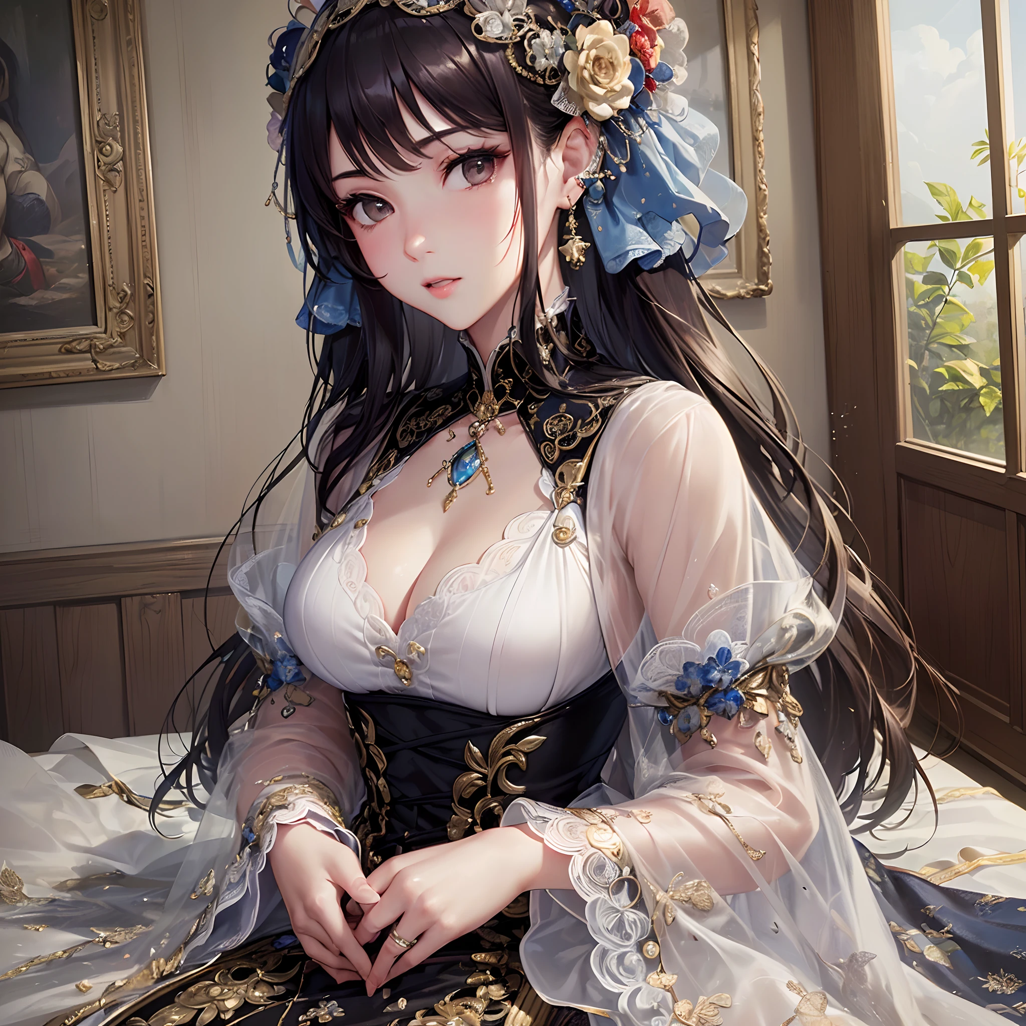 ((Finest quality)),(超A high resolution),(ultra-detailliert),(Meticulous portrayal),((Best CG)),(Finest works of art),Ultra-Precision Art,The art of astounding depiction,Strong impression, ((in group photograph:1.5)), (Female in her late s),(Female in her early 20s),appearance々Appearance,