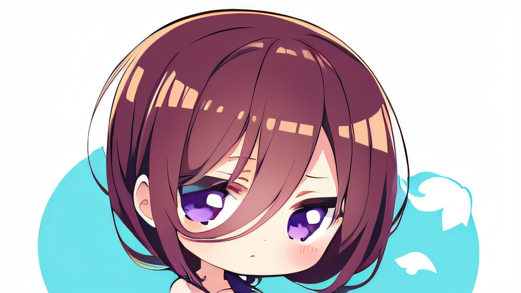 (masutepiece, Best Quality:1), 1girl in, Solo, Chibi, White background