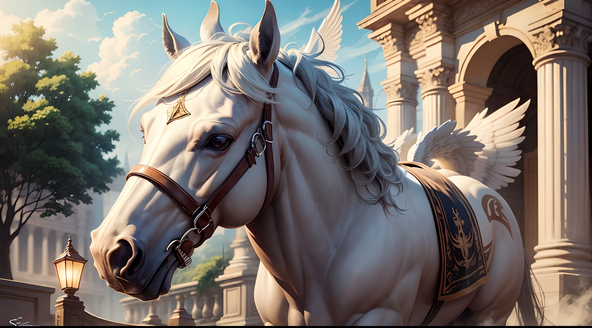 A female centaur,She is famous in the multiverse,She is both a female centaur, half human, half horse, half horse,It is also a female Yingzhao,Her image blends,The head, neck and shoulders of the horse are transformed into beautiful female humans, females, half-centaurs, half-horses, half-humans, half-humans, and human human upper bodies,and a chimera of a female half-horse with a beauty in the female body of the horse's belly,It's like a female human wearing a half-horse-like costume and making a seamless chimera,This chimerization is based on powerful futuristic technology。The ultra-wide-angle lens captures the image of her sleek and ethereal wings charging and leaping on the ionosphere。Her front half is a tall, sexy body with obvious feminine characteristics,Has K cup teardrop-shaped giant tit chest,Small man-waisted butterflies span long legs,The half-horse of the back half of the body is embedded in the front half of the body at the hip position,The horse-shaped half-horse torso form of the back half of the body is completely female and humanized,From the upper end of the sternum, the sexy bent dog style shape of the chest cavity embedded in the lower back position of the beauty body is placed transversely,Then there are the sexy beauty's horizontal waist and abdomen and straight hips,Her entire body has been completely feminized,Includes the half-horse part of the hind body,Mechanized armor covers the knee-shaped anti-joints and feet,And these parts are highly anthropomorphic,This gives her legs a graceful and slender line,She has four slender legs like a supermodel,Under the legs are skinny white feet dressed in Skyscraper Heels,Use Midjourney's advanced stroke tools and color palettes, as well as texture packs, model packs, and texture tools,Concentration,Femaleize all parts of her original equine physiologic appearance,And give these parts an ergonomic appearance,Finely treat the details of tight connections on the structure of the chest, abdominal cavity a
