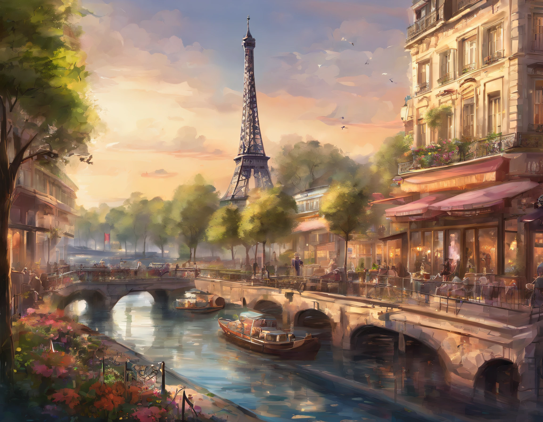 best scenery,Eiffel Tower,Tourist attraction scenery