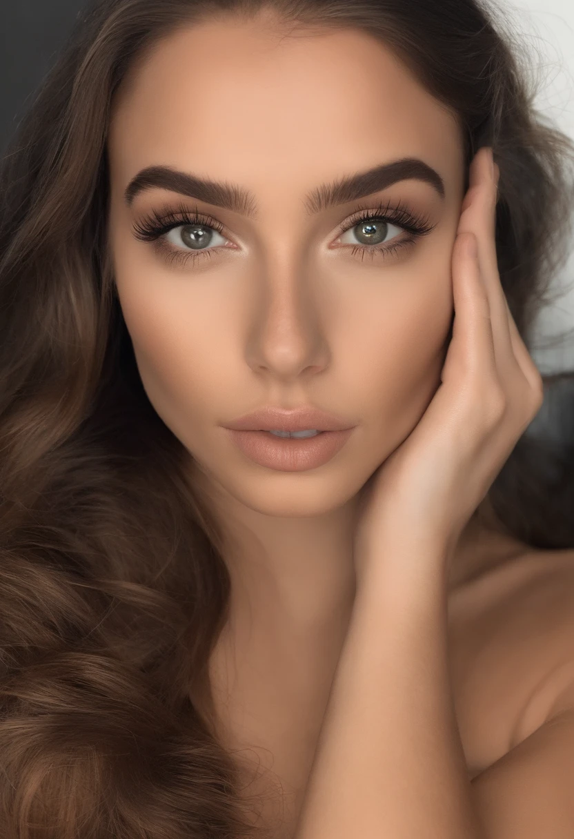 Woman, Early 25's, model, Menina naturalmente bonita com olhos azuis, ultra realistic, meticulosamente detalhado, Retrato Sophie Mudd, cabelos loiros e olhos grandes, selfie de uma jovem mulher, Olhos do quarto, Violeta Myers, sem maquiagem, maquiagem natural, Looking directly at the camera, Rosto com ArtGram, maquiagem sutil, Awesome headshot, in a studio.