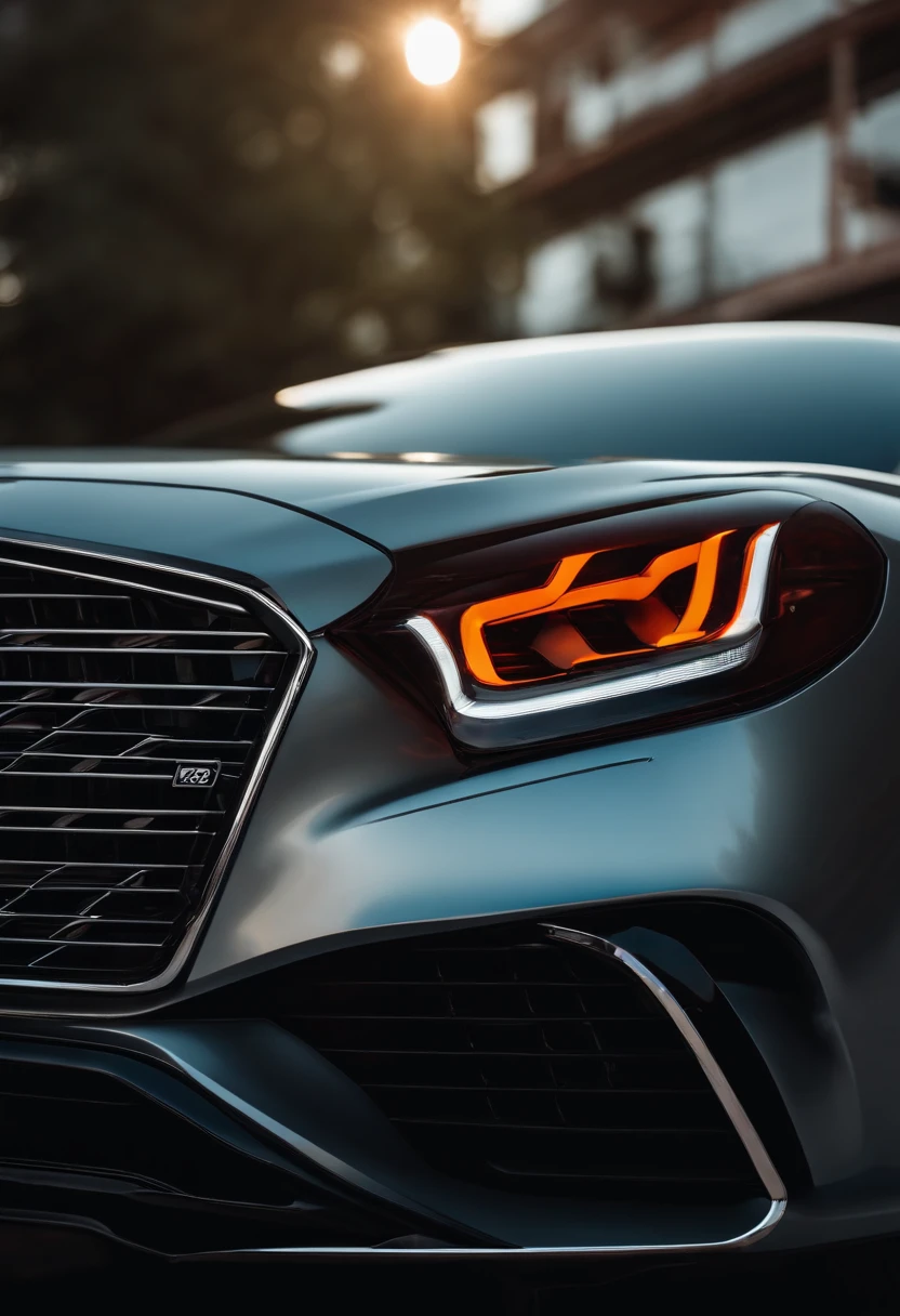 Car, future, minimalist, shot on 50mm lens, Ray Tracing, 8k resolution, Anti - aliasing,