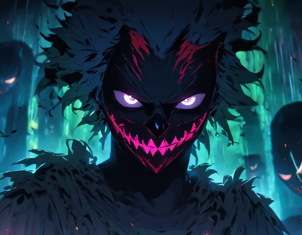 (best quality,4k,8k,highres,masterpiece:1.2),ultra-detailed,(realistic,photorealistic,photo-realistic:1.37),female,dead by daylight,killer,wearing scary mask,sexy,[murderous,ominous] gaze,dark atmosphere,[suspenseful,terrifying] environment,dimly lit,sharp contrast,dark shadows,distorted shapes,[haunting, eerie] background,unseen lurking presence,creepy [facial expression,smile],blood splatters,spooky [lighting, ambiance],intense focus on the killer,vengeful spirit,[menacing,sharp-edged] weapons,emotionless figure,bloody costume,[sinister,mysterious] aura,macabre theme,gruesome details,nightmarish aesthetic,wicked intentions,nighttime setting,life-like realism,horror flick vibes,night owl vibes,deathly surroundings