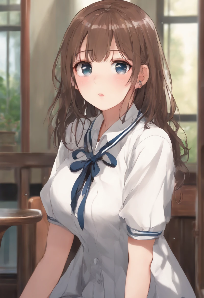 nsfw,Disgusting face、the body is wet,sodden,hi-school girl,Hair is wet、Wet、The color of the water is white、(Torogao:1.2), sleepy, (Tears:1.2), (rape face:0.9),Open mouth, (crossed eyes:1.3), 8K、,Bob Hair,teats,Wet,hi-school girl,Colossal tits,hi-school girl, a Japanese young pretty woman, Bob Hair、Girls' High School Uniforms,Product quality,train,1 girl,Calpis on the face