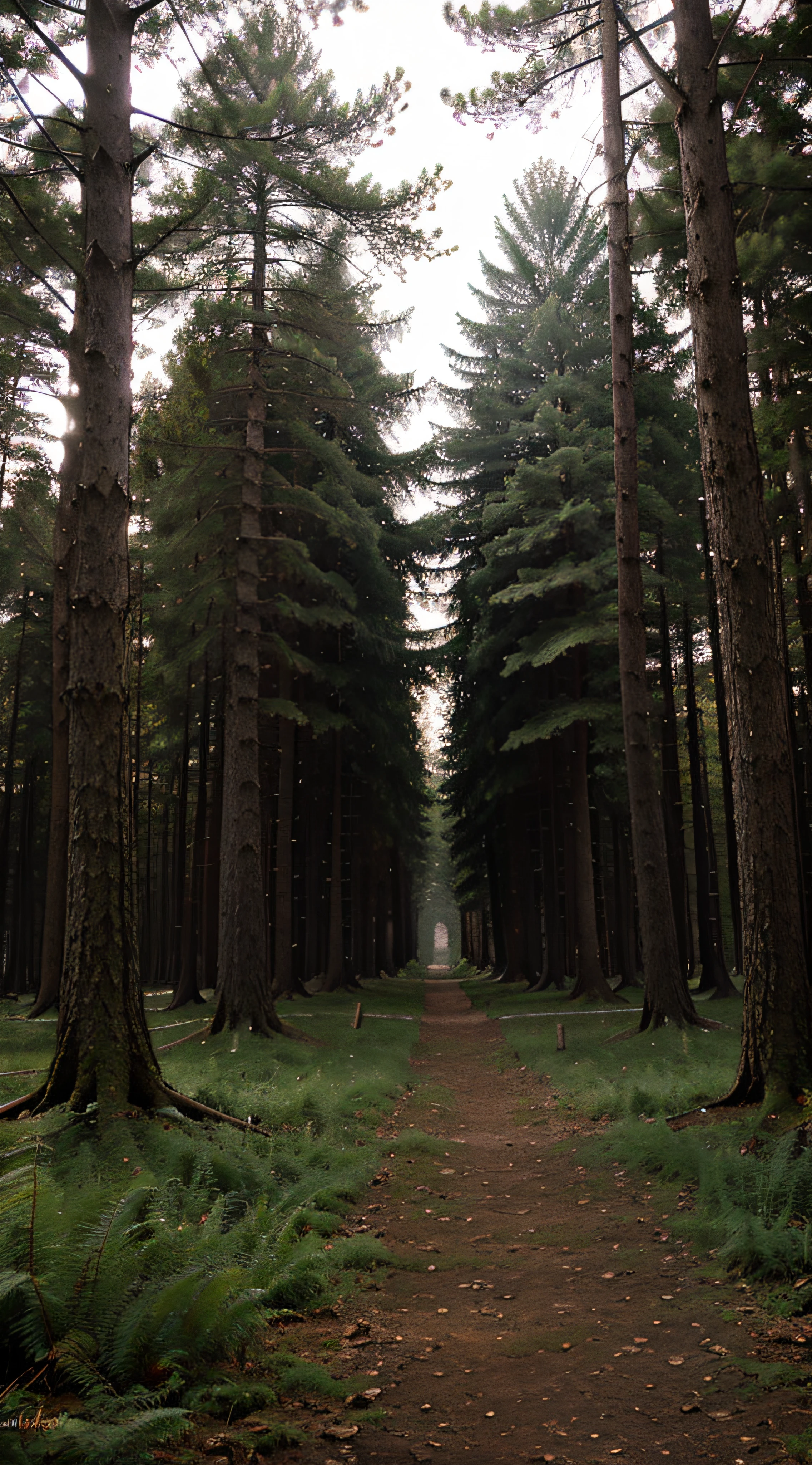 mysterious medieval forest
