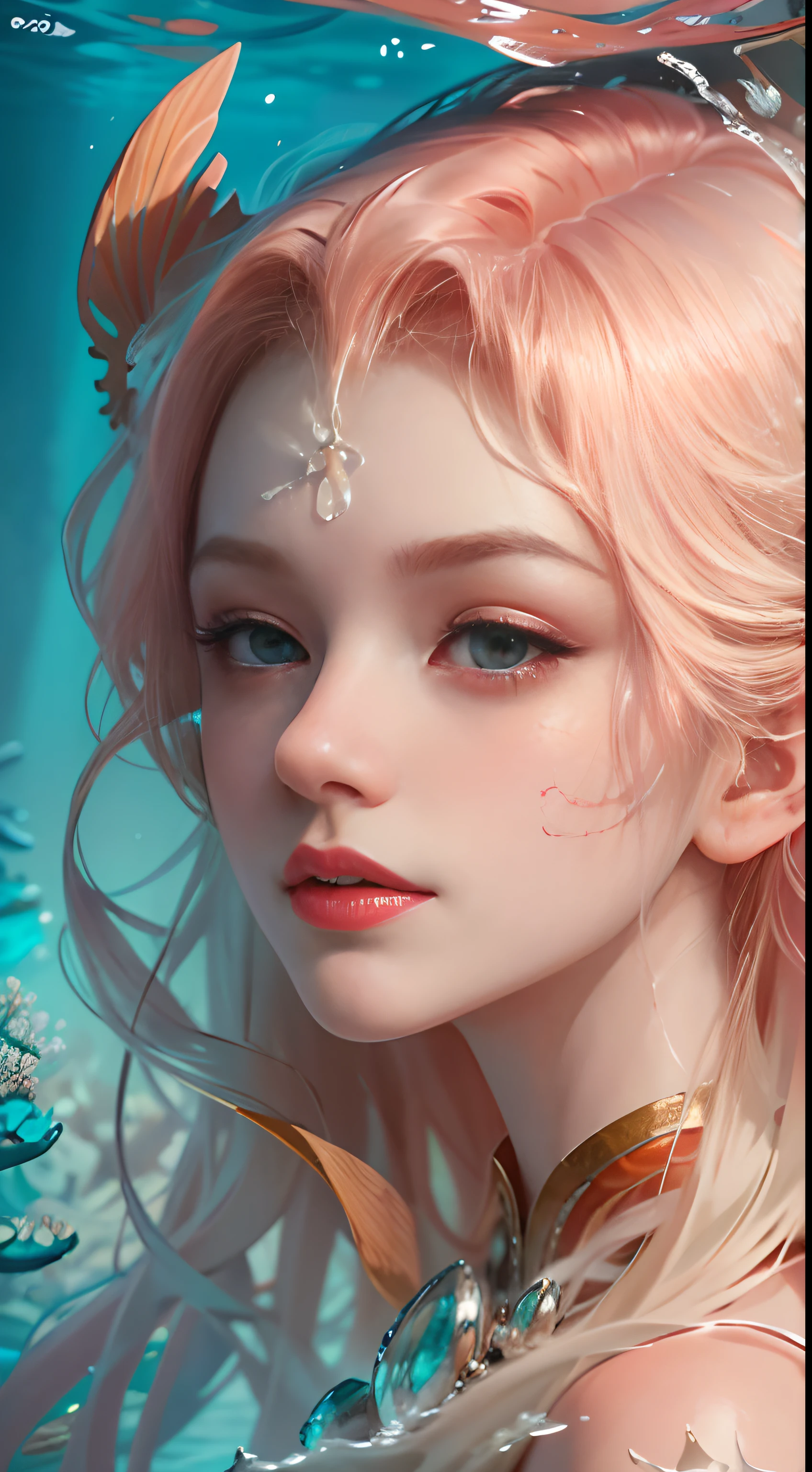 ModelShoot style, (Extremely detailed Cg Unity 8K wallpaper), A chaotic storm of intricate liquid smoke in the head, Stylized abstract photo of mermaid girl, wetted skin,Clownfish,Beautiful clownfish,Schools of clownfish with oddly shaped corals,ocean floor,Beautiful coral reef in the background,Rochas,Marine life,colorful coral reef,Decorate with coral reefs,author:Petros Afshar, ross tran, tom whalen, Peter Mohrbacher, Art germ, ((bubbly underwater scenery)) Radiant light octane rendering is highly detailed, inspired by Yanjun Cheng, Beautiful digital artwork, Guviz-style artwork, 8K highly detailed digital art, Beautiful digital illustration, Cute detailed digital art, stunning digital illustration, A beautiful artwork illustration, Exquisite digital illustration,8K detailed digital art,
Warming up