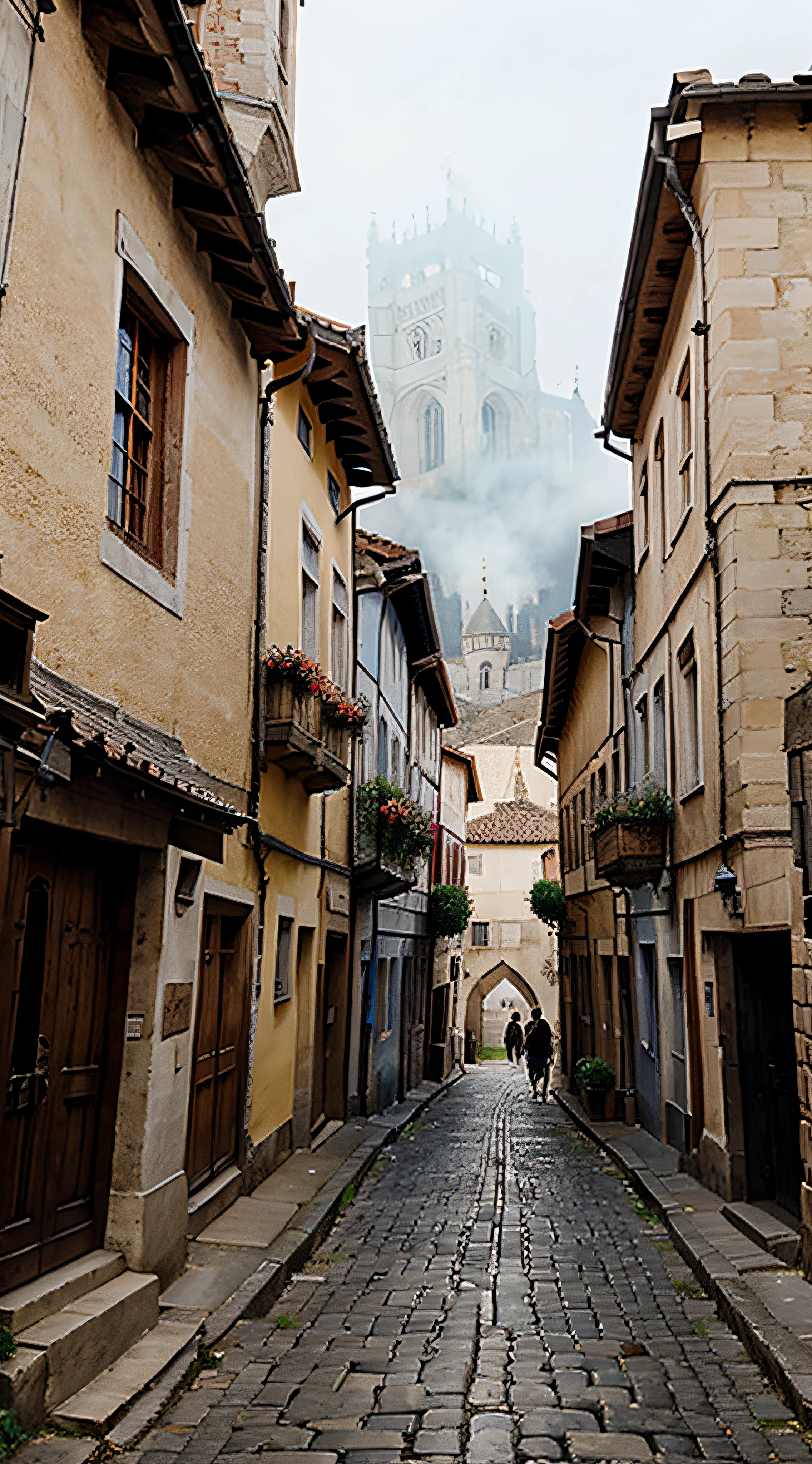 mysterious medieval city