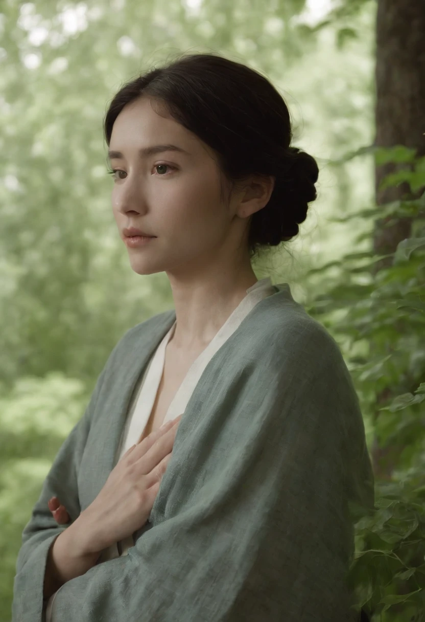 Meishu-Sama, Johrei, Luz Divina, Japanese Sitting Praying To The Heavens, Sem roupa, nu, diante de um orisonte lindo, com o sol se pondo, with one hand forward, in connection with the divine, foto retrato, Directed by: Drew Tucker, Directed by: Adam Marczyński, Directed by: Alexandre Kucharsky, Directed by: Gavin Nolan, Surrealismo 8K, Directed by: Jason Felix, Yuri Shwedoff e Tom Bagshaw, arte ilustrativa, Estilo Erik Johansson