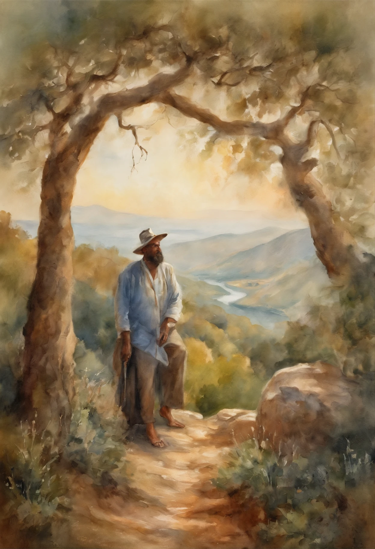Um homem velho sentado em agradecimento, Expressing gratitude, sentado no alto de uma montanha, paisagem linda, demonstrando espiritualidade, cinematografic, imagem 8k, roupas cobrindo todo o corpo, Hands close to each other, meditation, agradecimento, cabelos calvos, sereno, Showing Gratitude, olhos entre abertos, pernas encolhidas, sentado, rosto levemente levantado para o alto, mas na altura do peito, cabelos calvos, homem cubano, sul americano, gratitude.