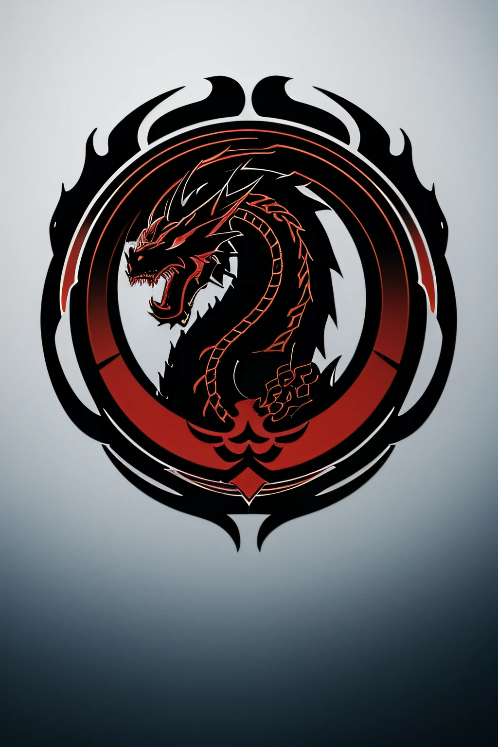logo, japanese, black japanese dragon, graphic design, yakuza