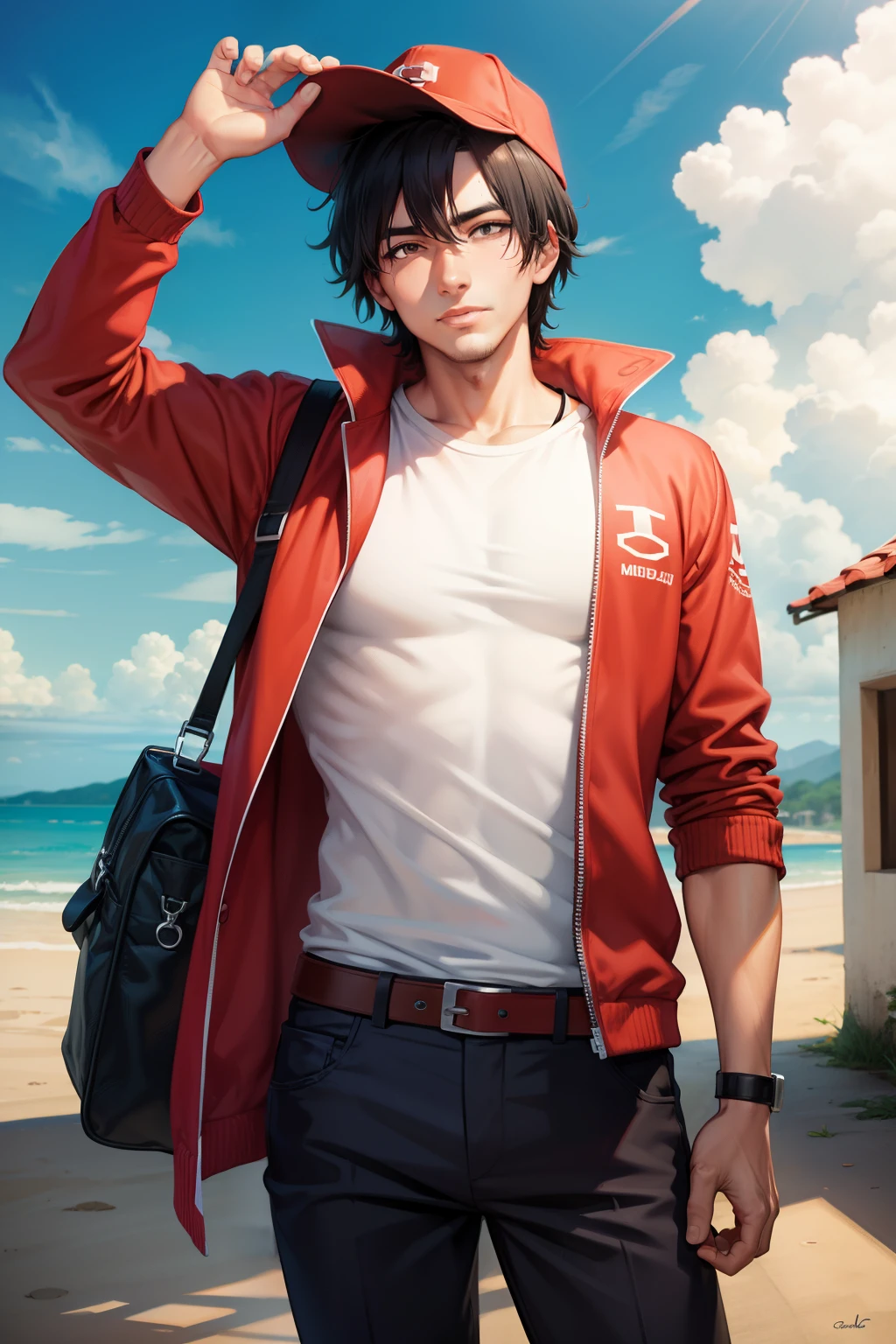 um homem
