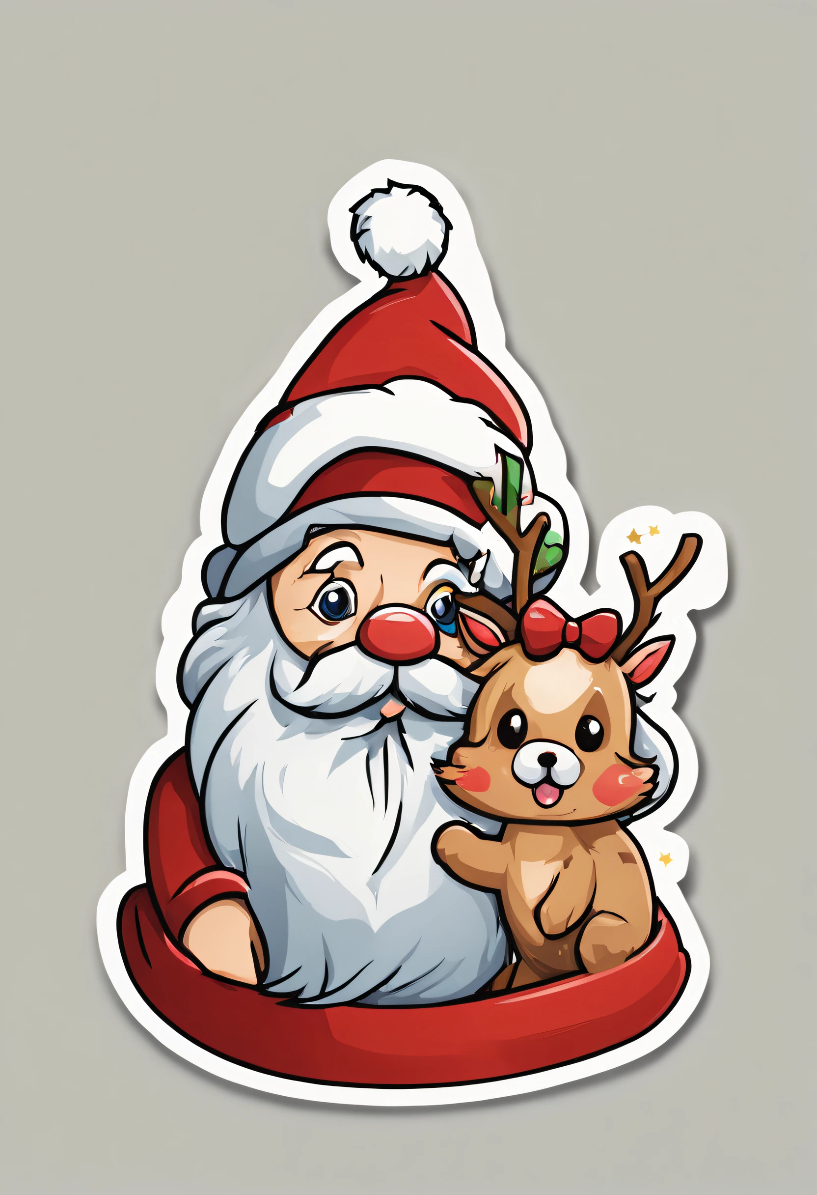Christmas sticker