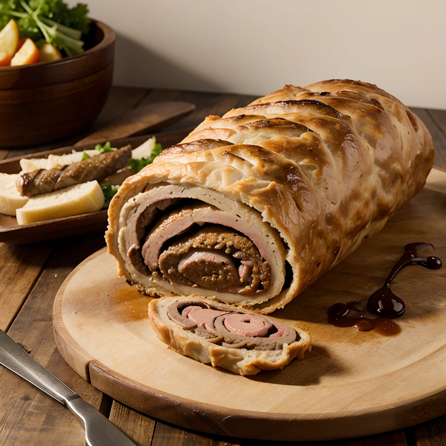 Slim Jim Beef Wellington