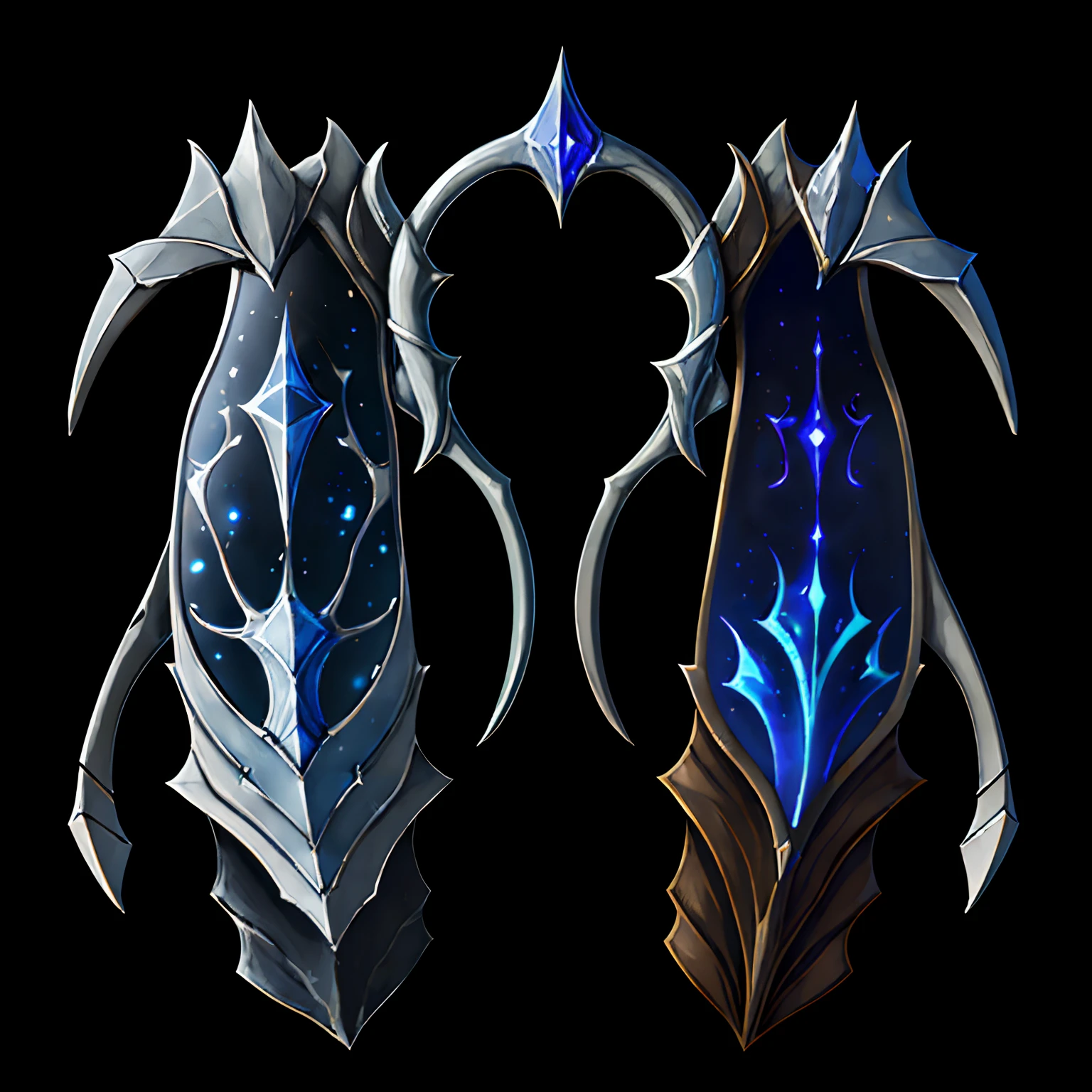 2dicon of warframe emblem, particles, fantasy, endeavored bonds