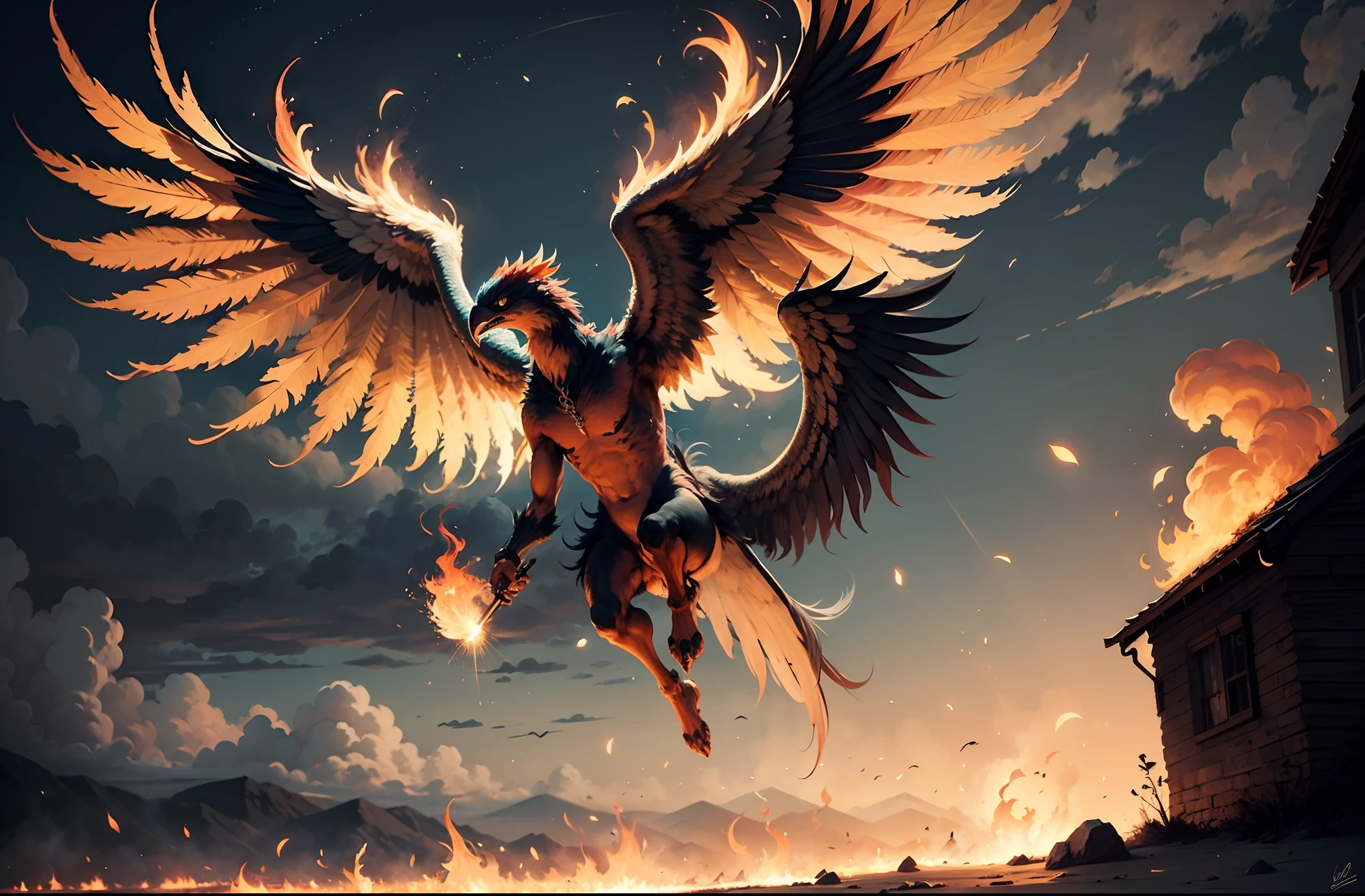 A Phoenix. Fire