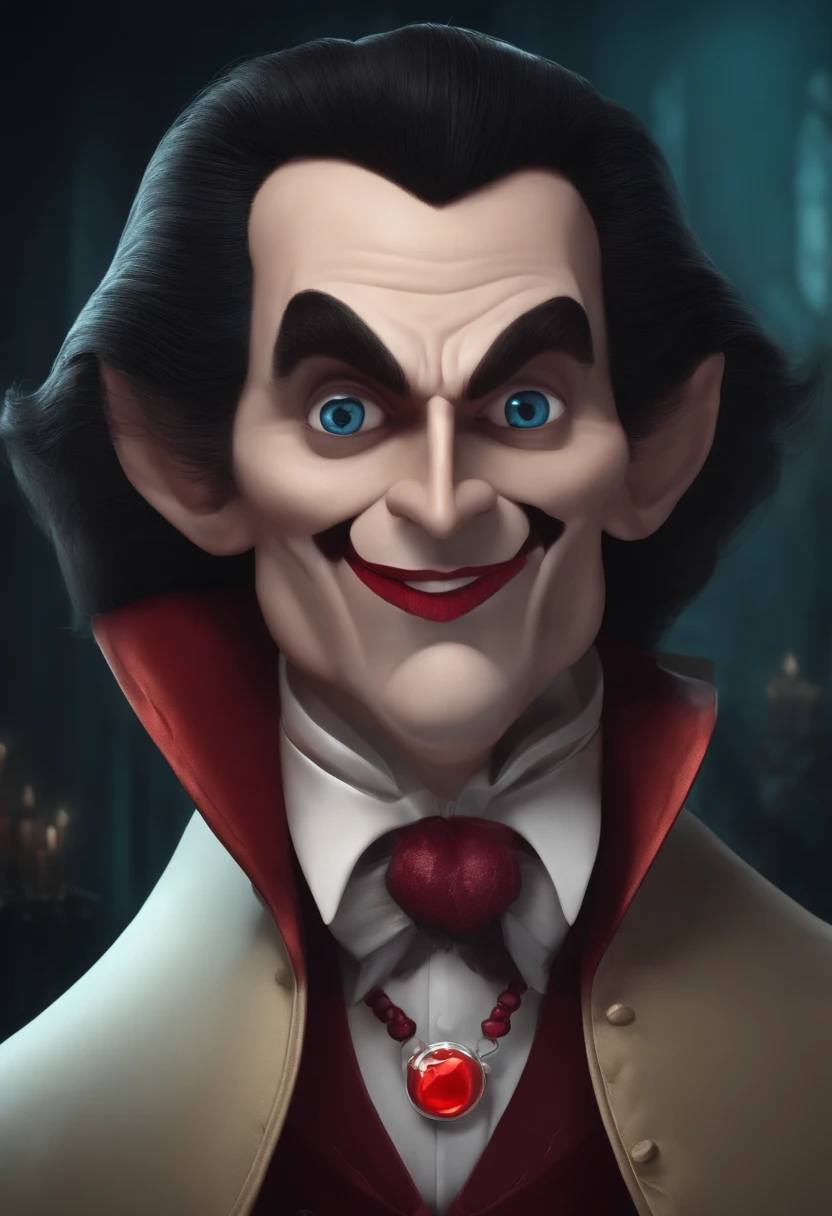 Dracula with bunny teeth