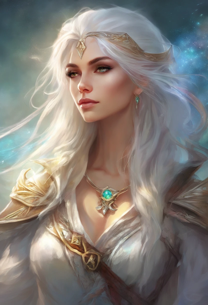 White Hair Elf Pirate