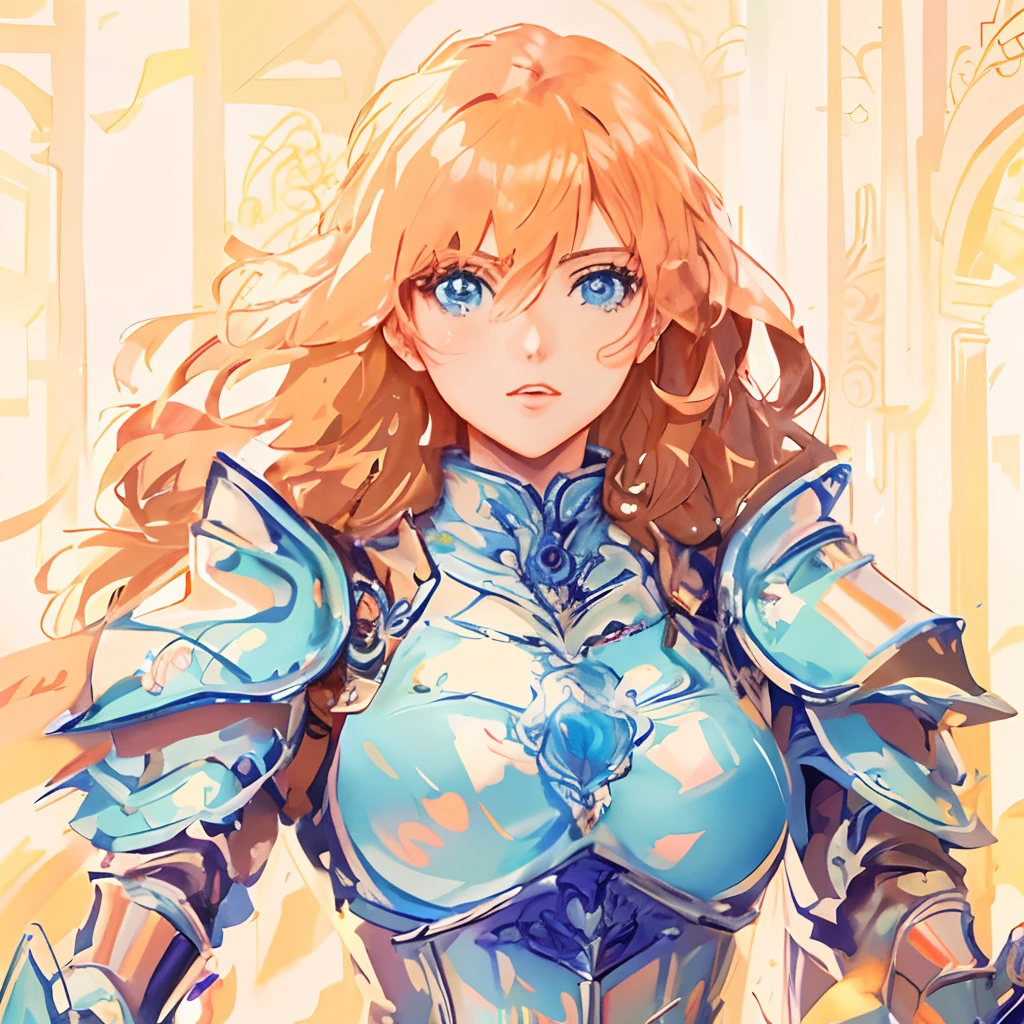 anime - imagem de estilo de uma mulher em armadura com uma espada, portrait knights of zodiac girl, arte de anime digital detalhada, retrato cavaleiro feminino, ****** da armadura, cushart krenz arte chave feminina, Retrato do Paladino Feminino, gorgeous female paladin, portrait of a female anime hero, arte oficial altamente detalhada, por Yang J, arte chave detalhada do anime, arte detalhada do anime