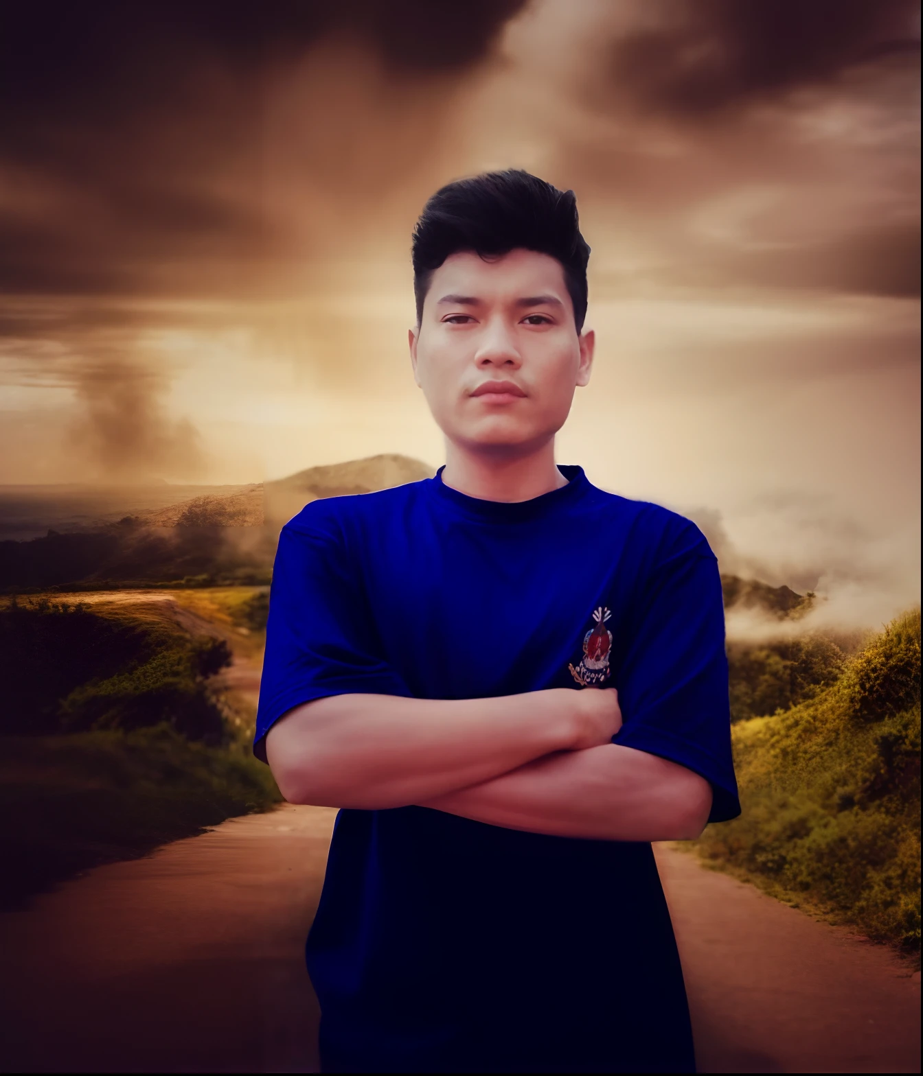 Change background realistic 4k photo