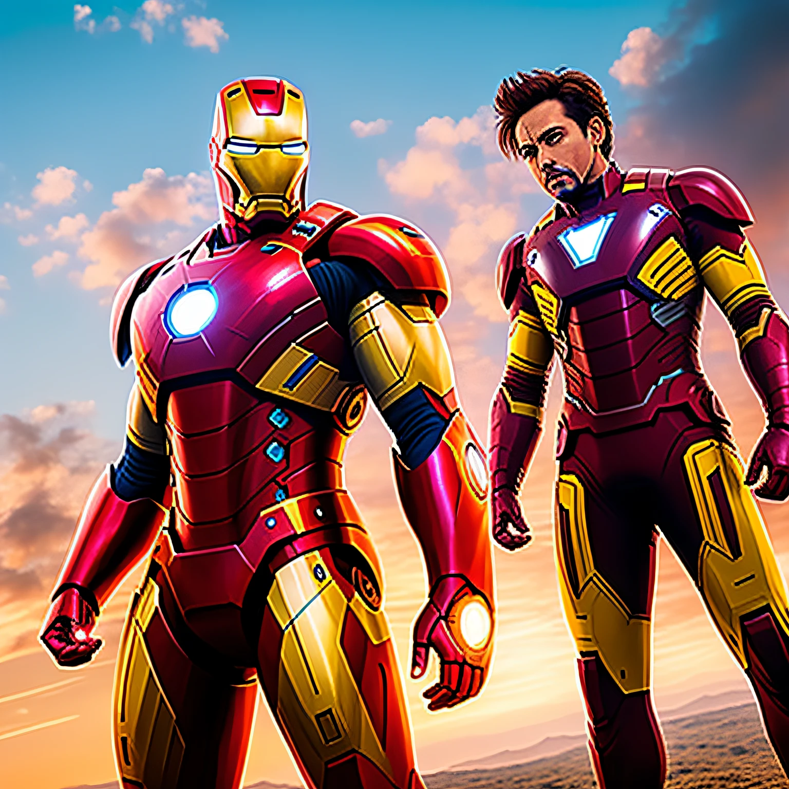 Kakarot and Iron Man