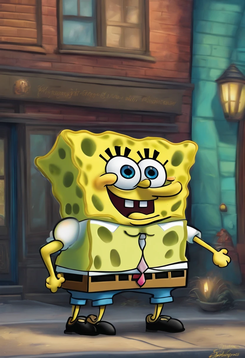 SpongeBob in the hood